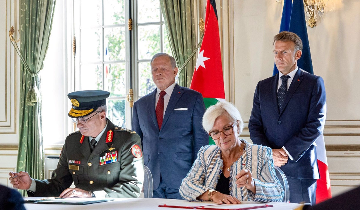 Jordan and France Sign Defense Cooperation Agreement